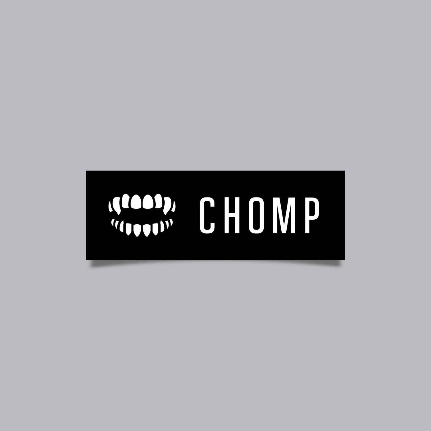 Chomp Small Logo Sticker