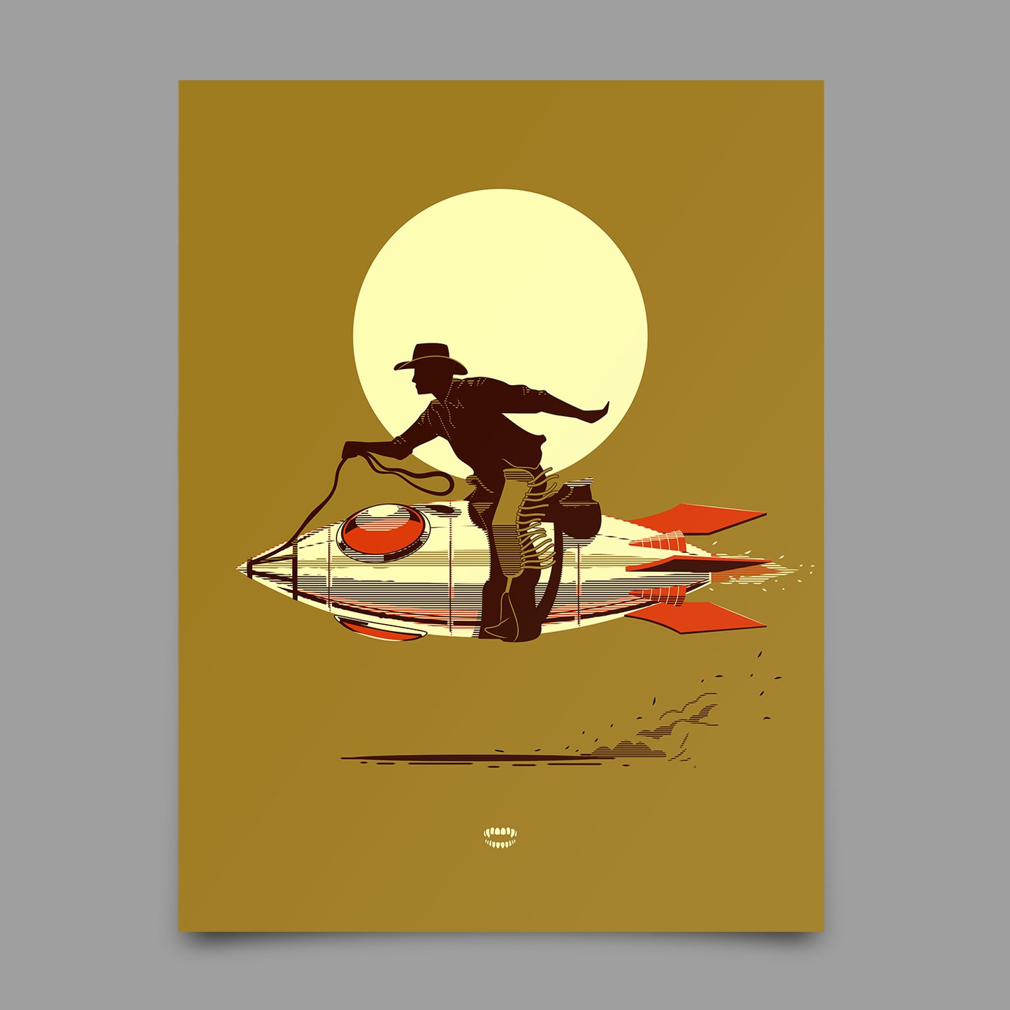 Rocket Cowboy Print