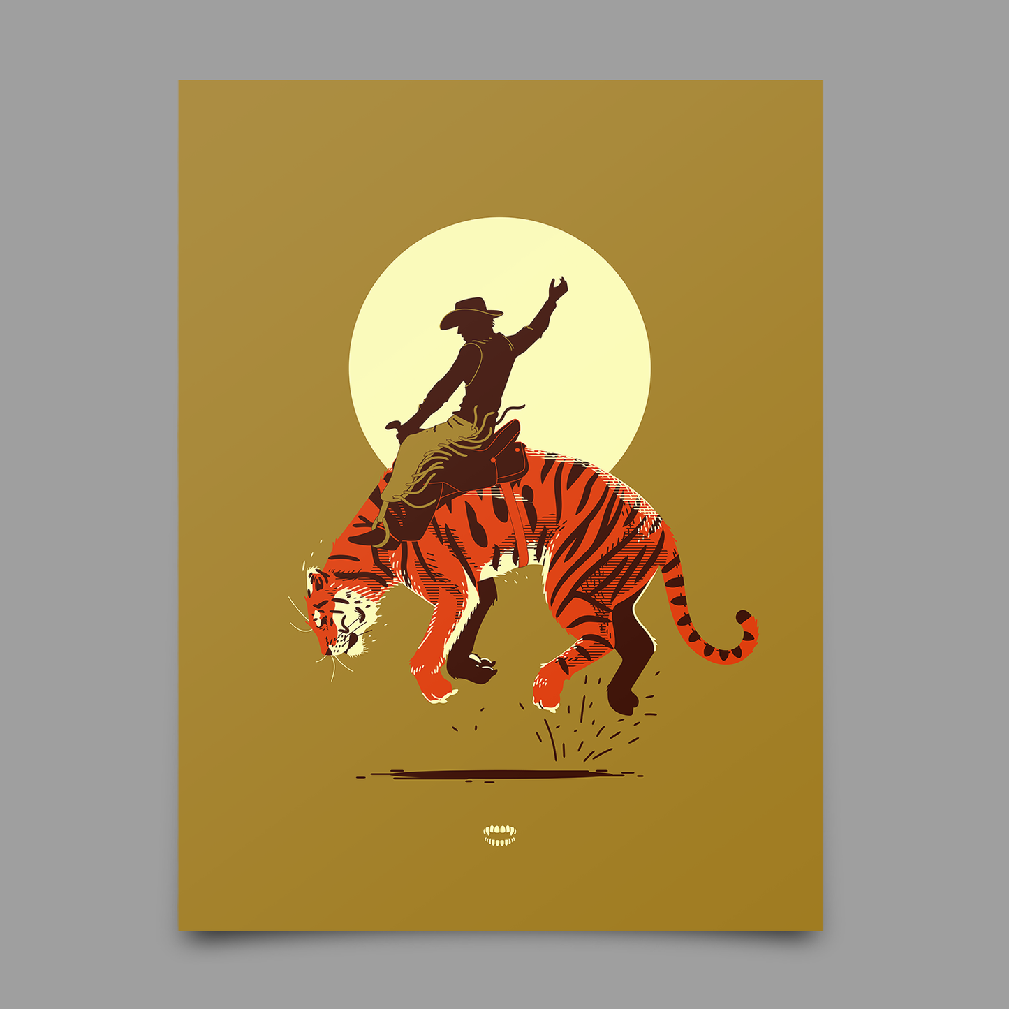 Cowboy Tiger Print