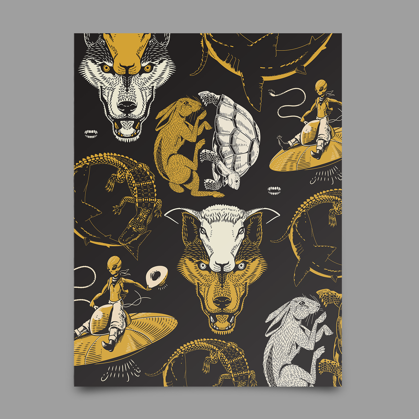 Far Out Flash Print