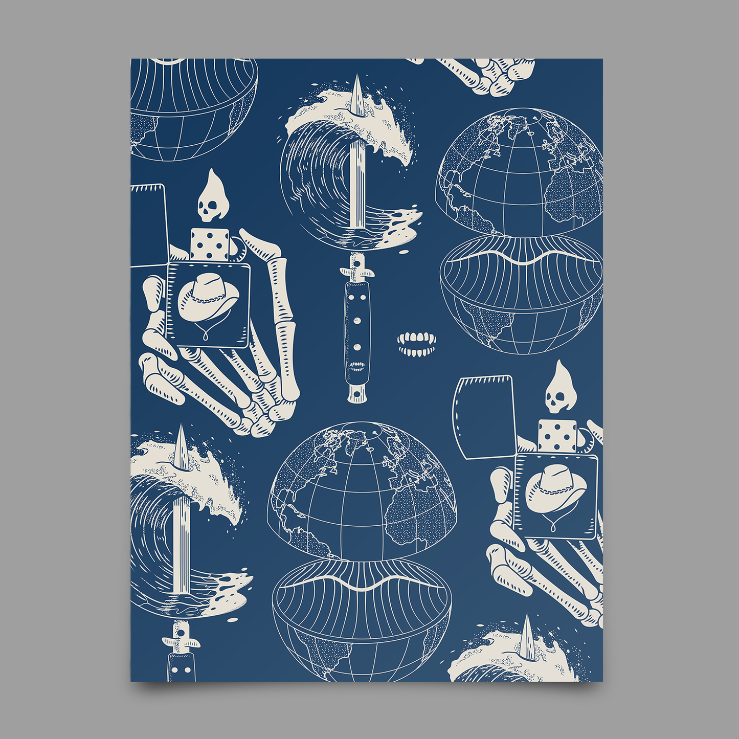 Global Surf Flash Print