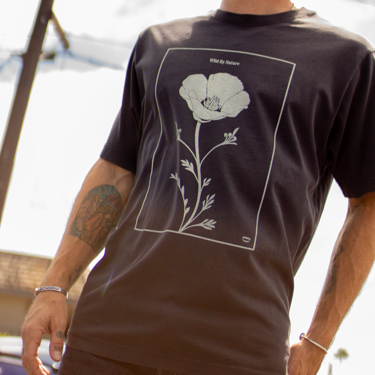 Poppy Birds Tee