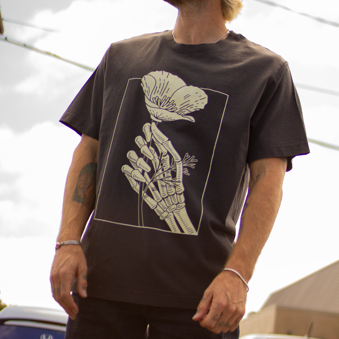 Vintage Skeleton Poppy
