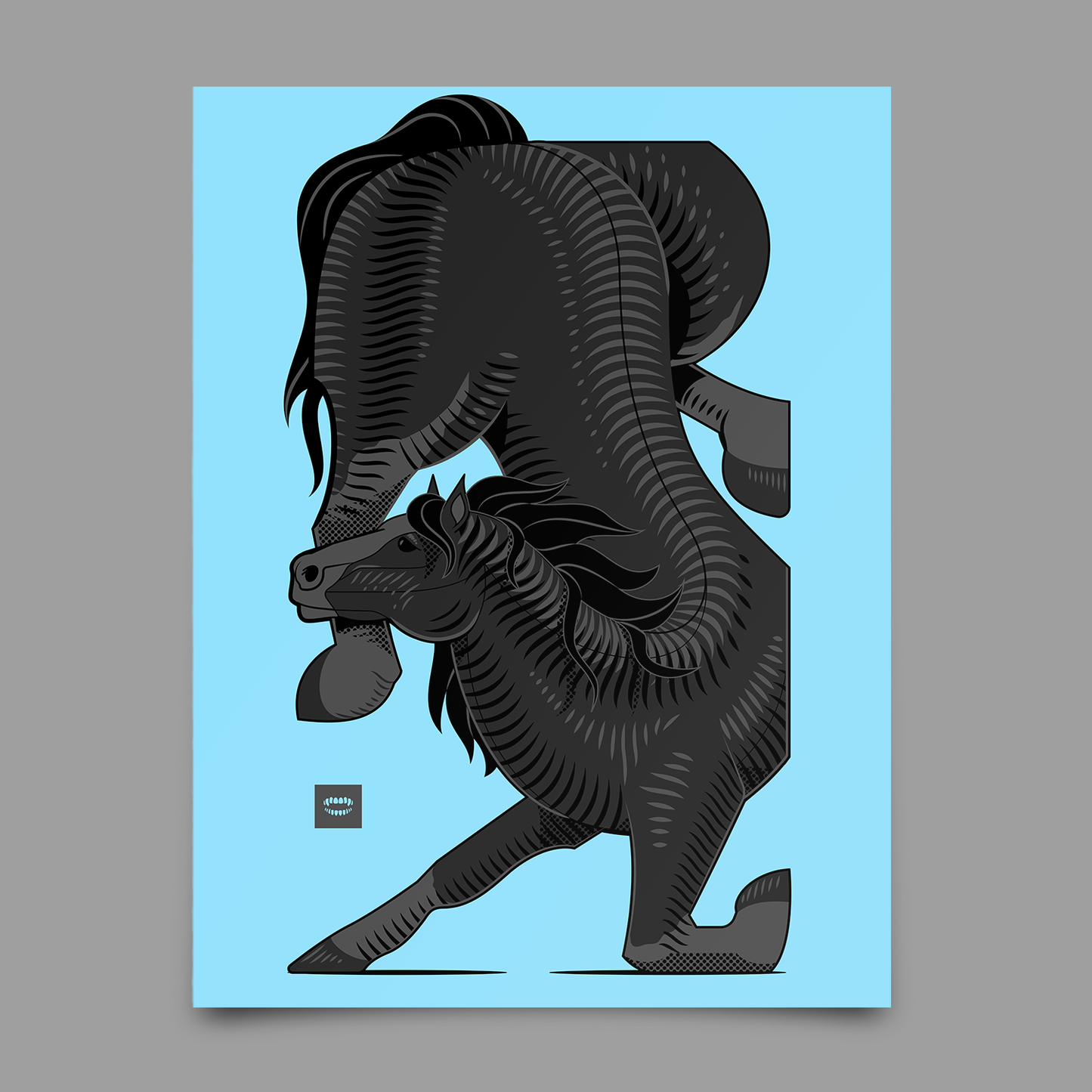 Pony Tessellation Print