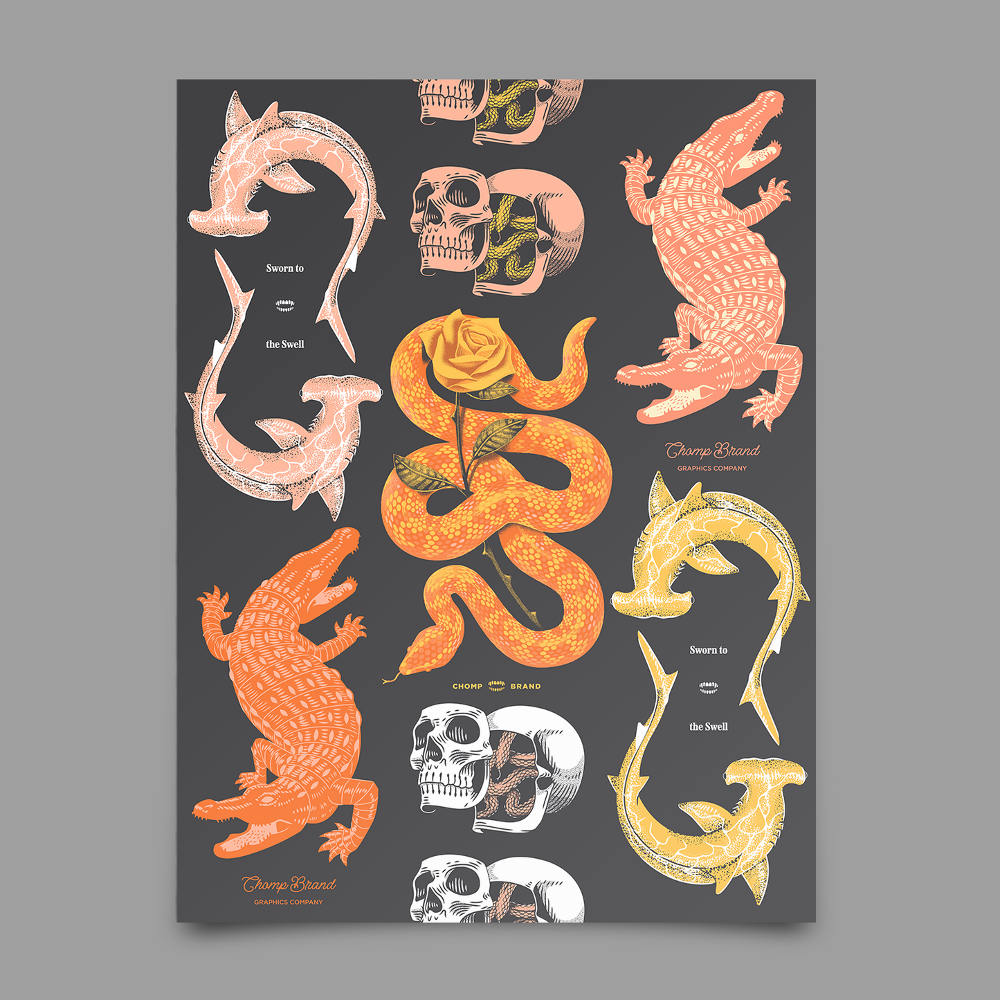 Predators Flash Print