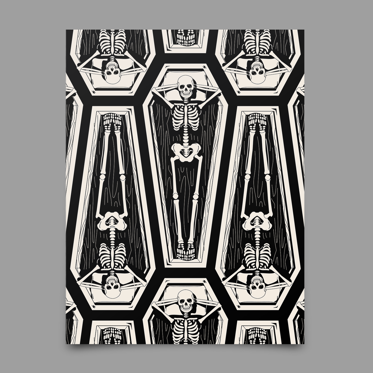 Relax Coffin Print