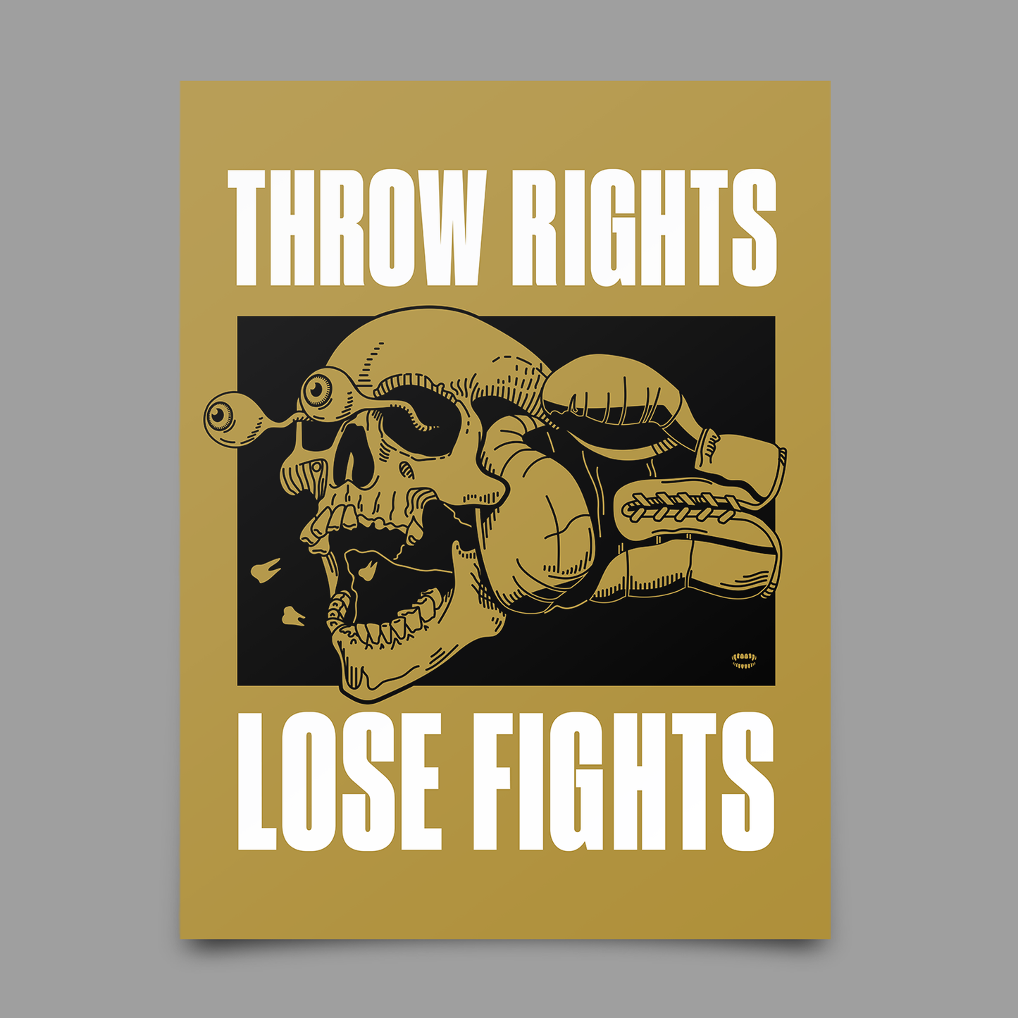Throw Rights Print