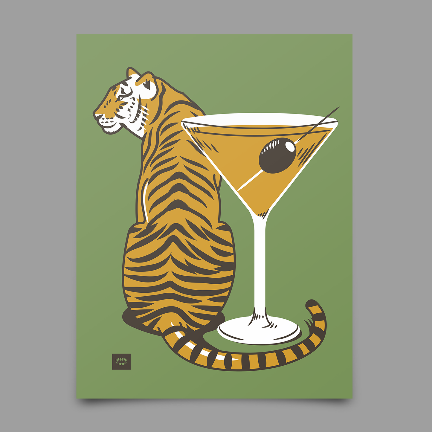 Tiger Tini Print