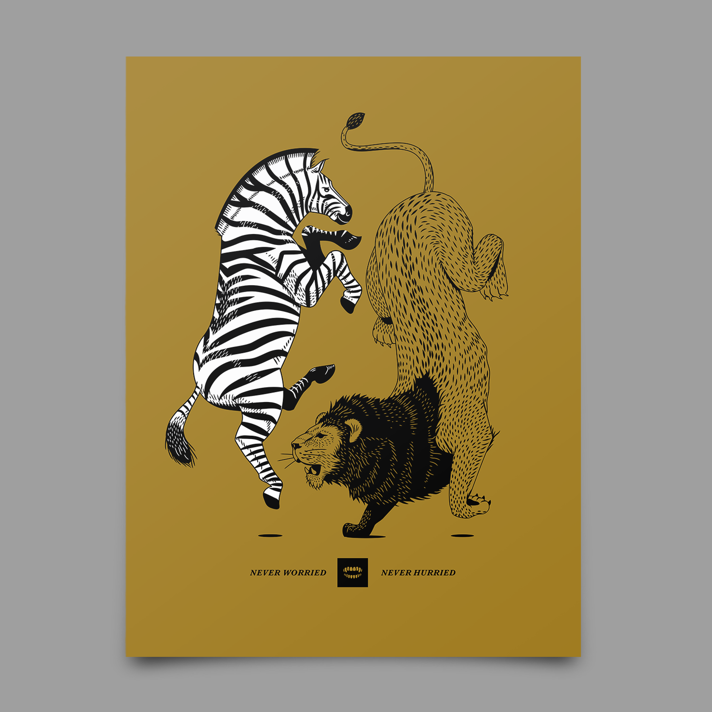 Zebra Lion Print