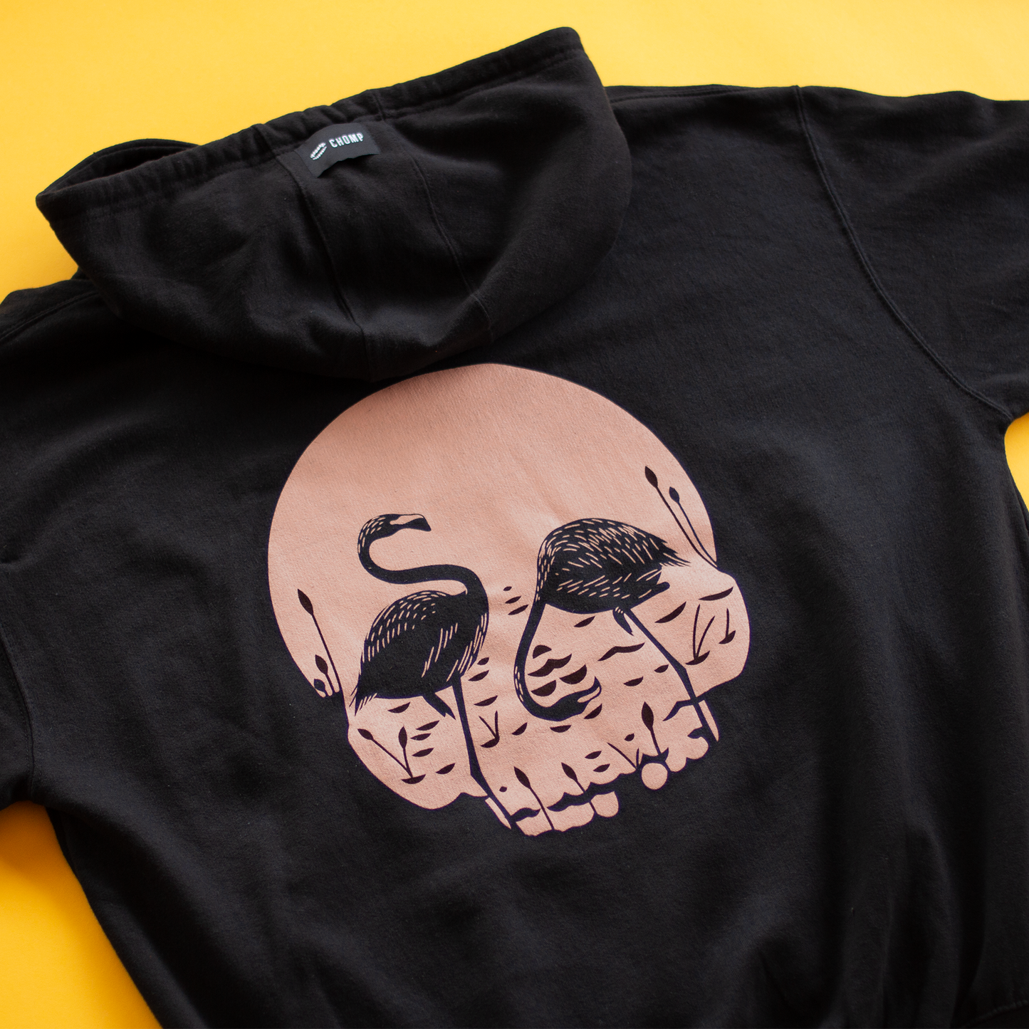 Flamingo Skull Hoodie