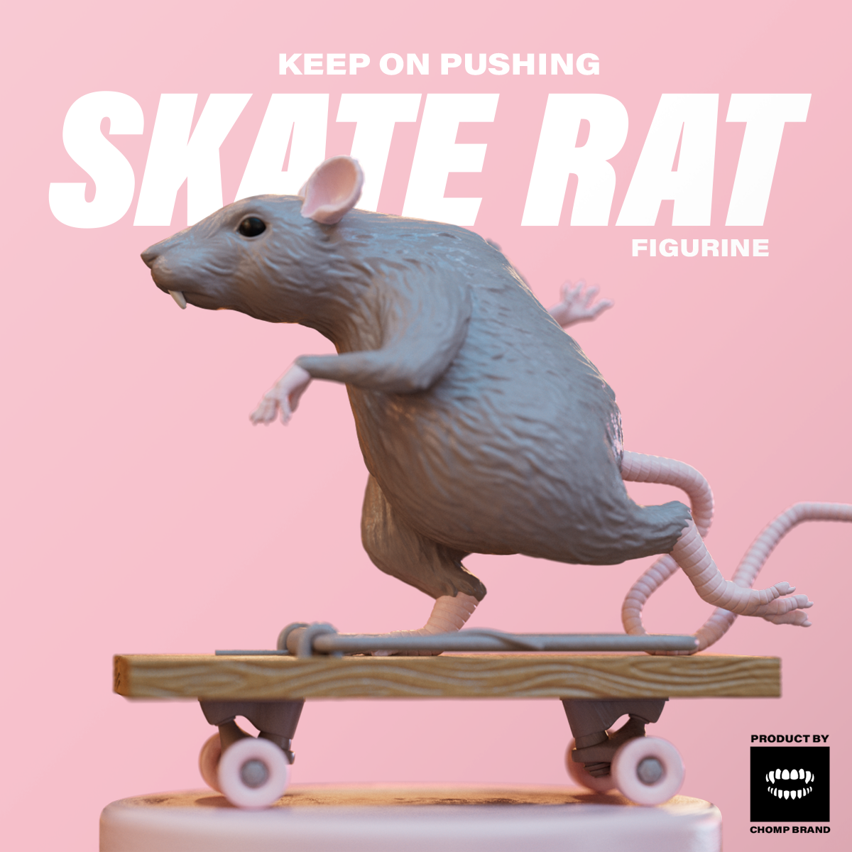 Skate Rat Figurine