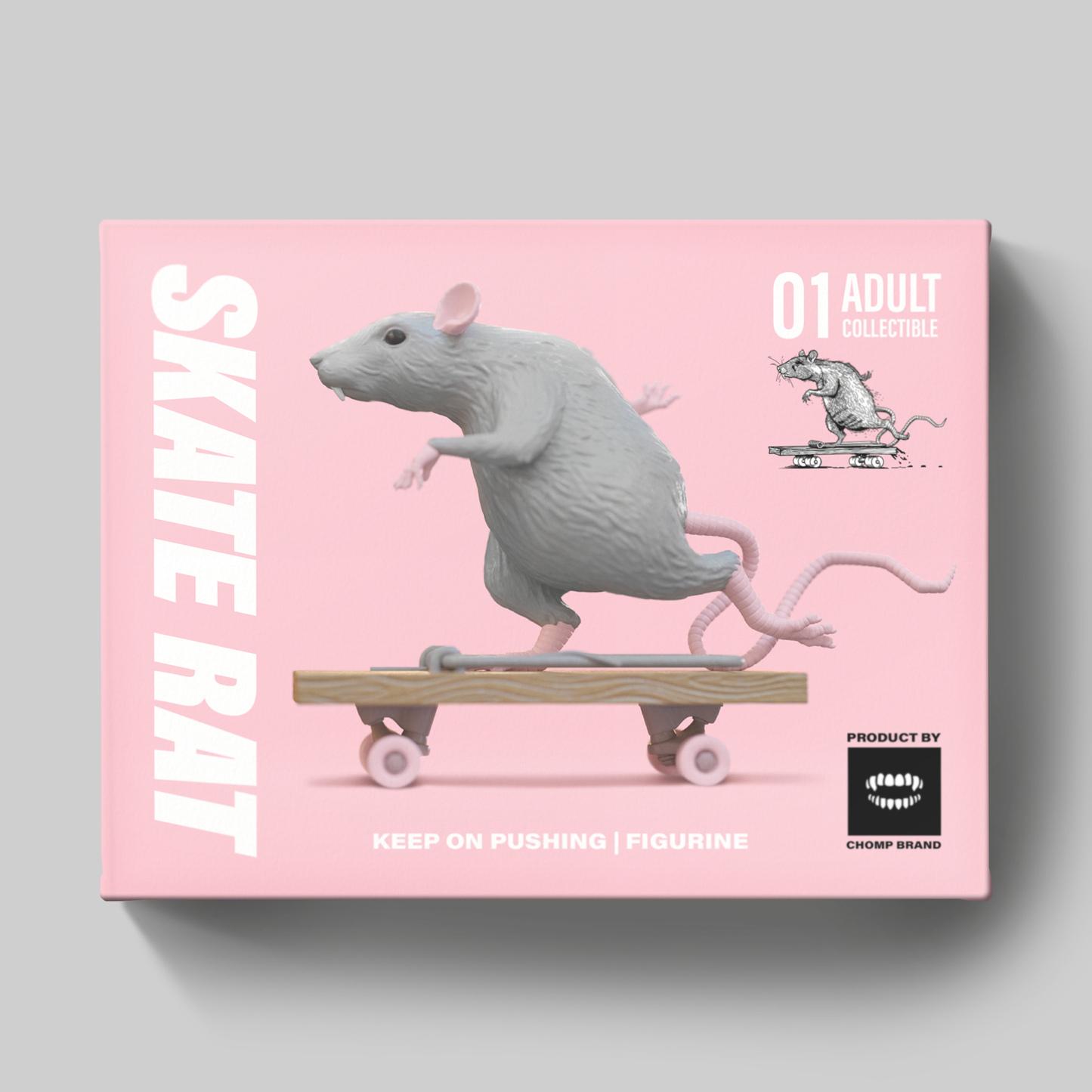 Skate Rat Figurine