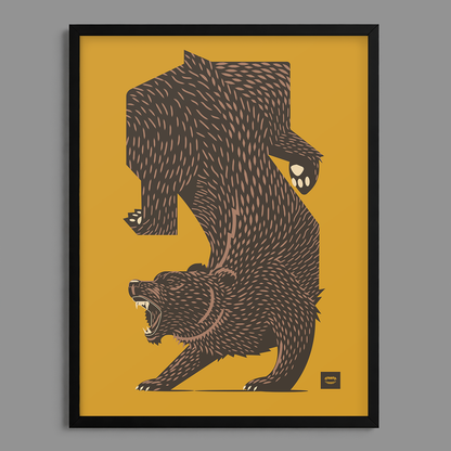 Bear Tessellation Print
