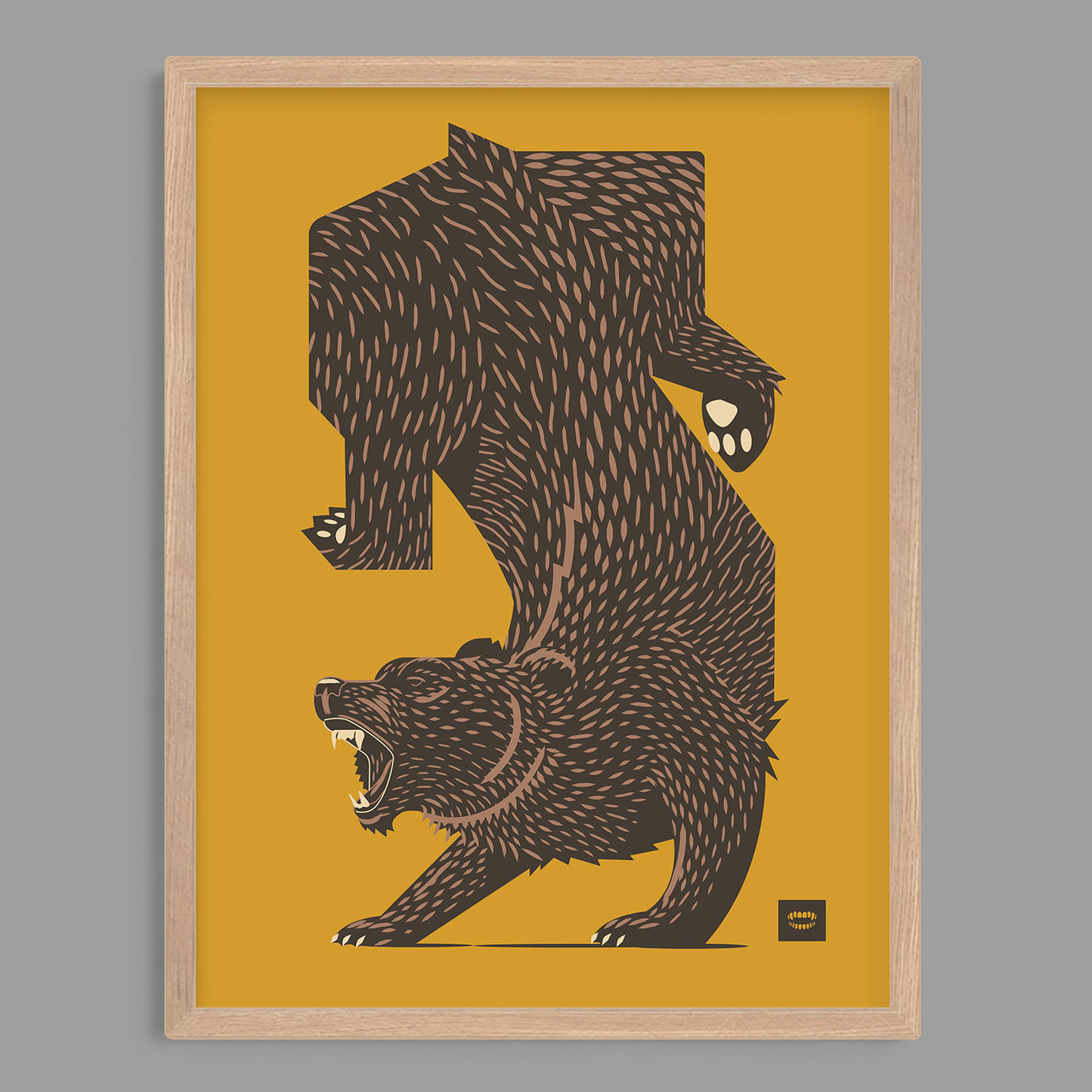 Bear Tessellation Print