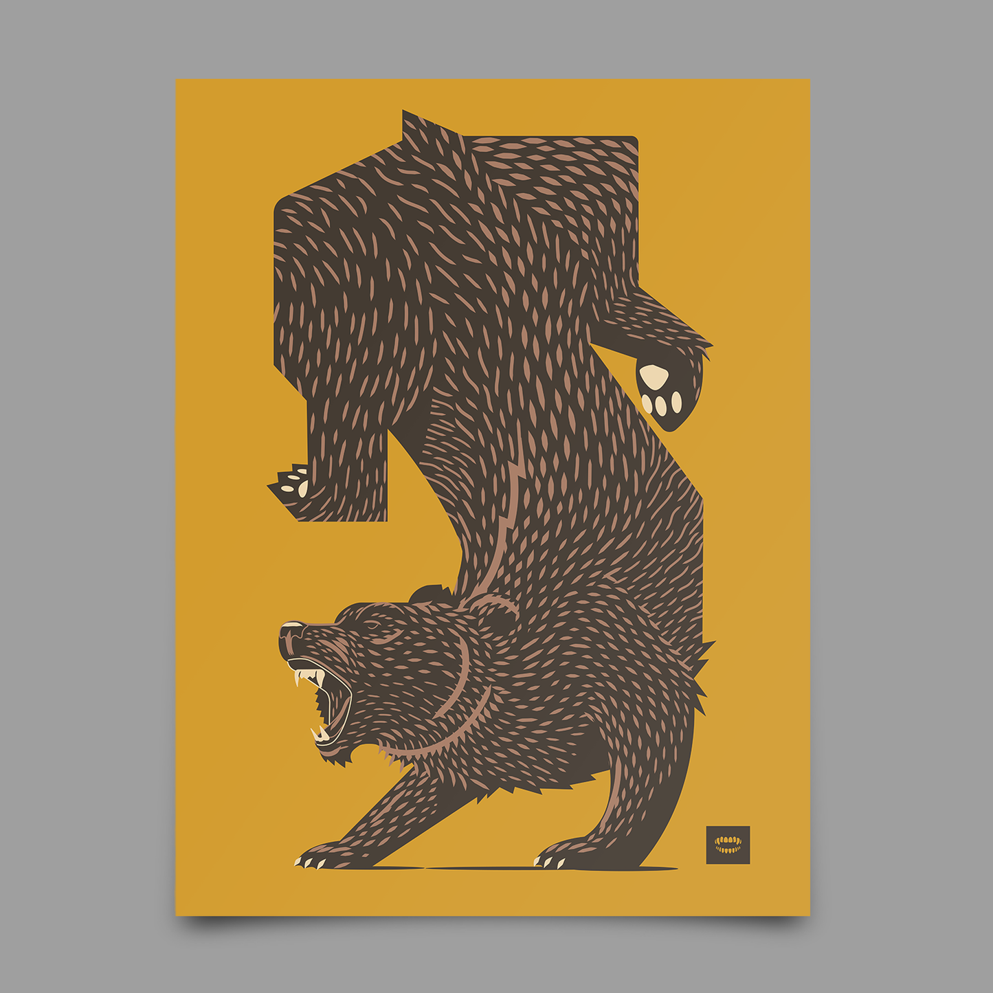 Bear Tessellation Print