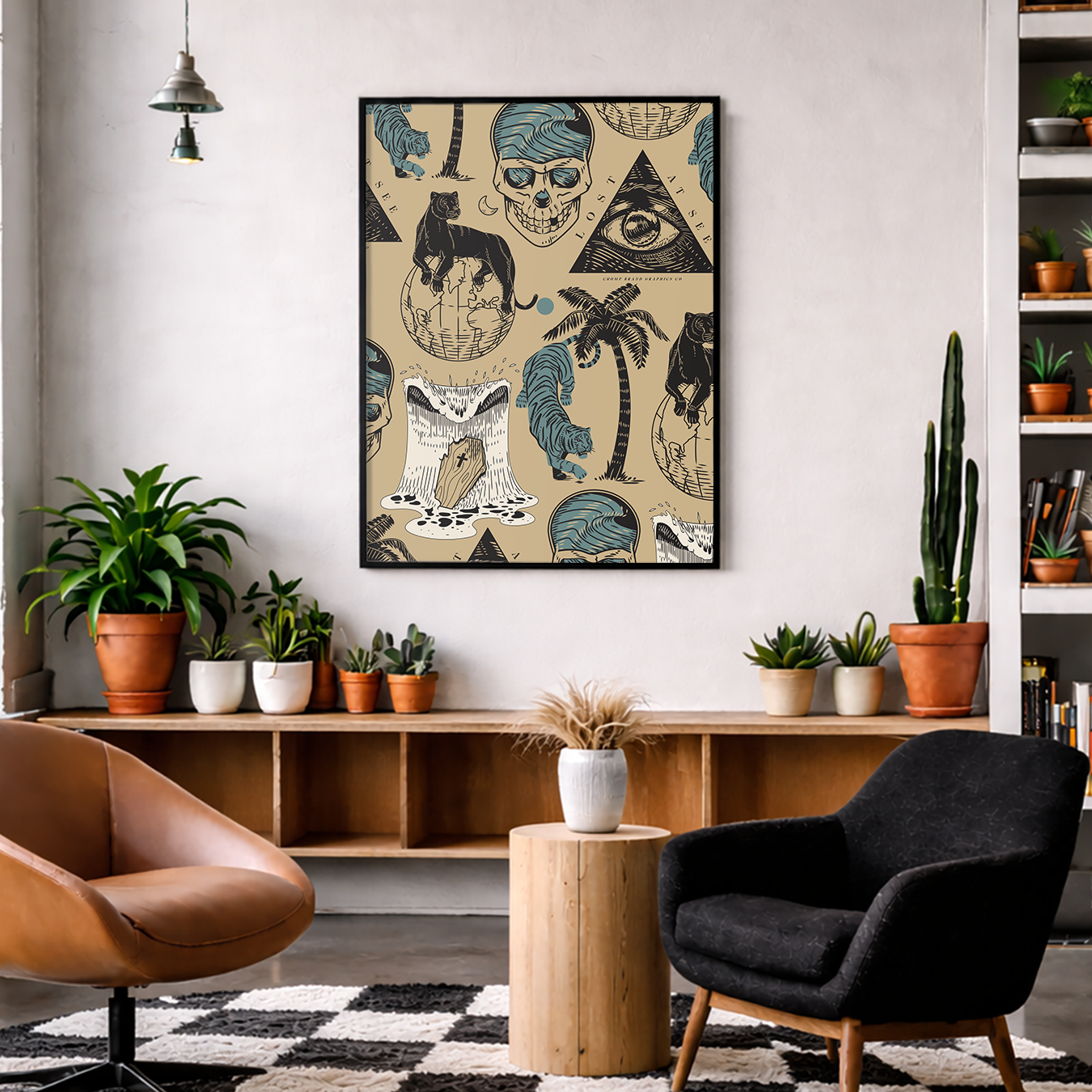 Bermuda Triangle Flash Print