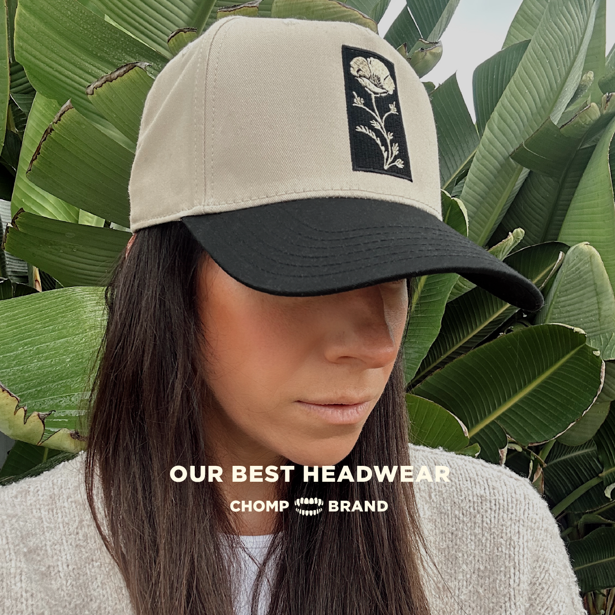 Poppy Birds Hat [KHAKI]