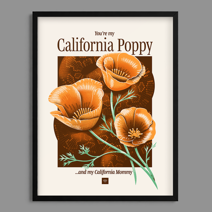 California Poppy Print