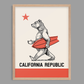 California Bear Print