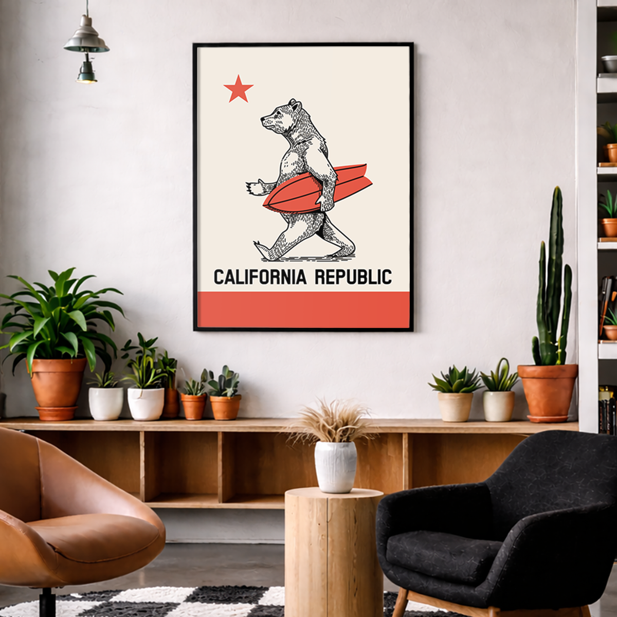 California Bear Print