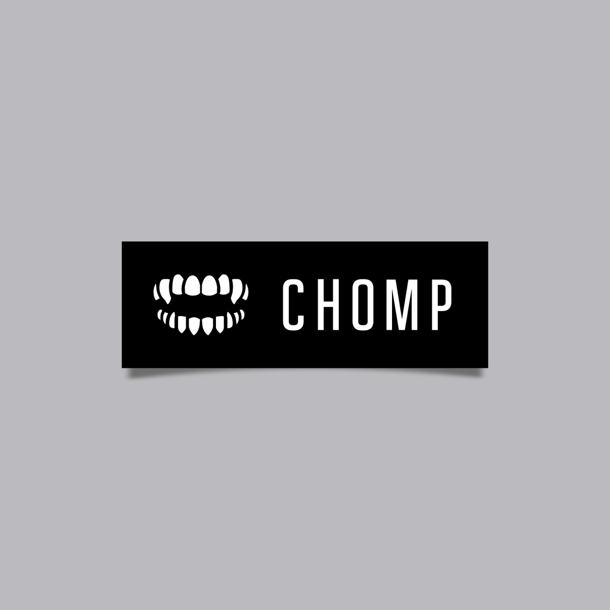 Chomp Small Logo Sticker