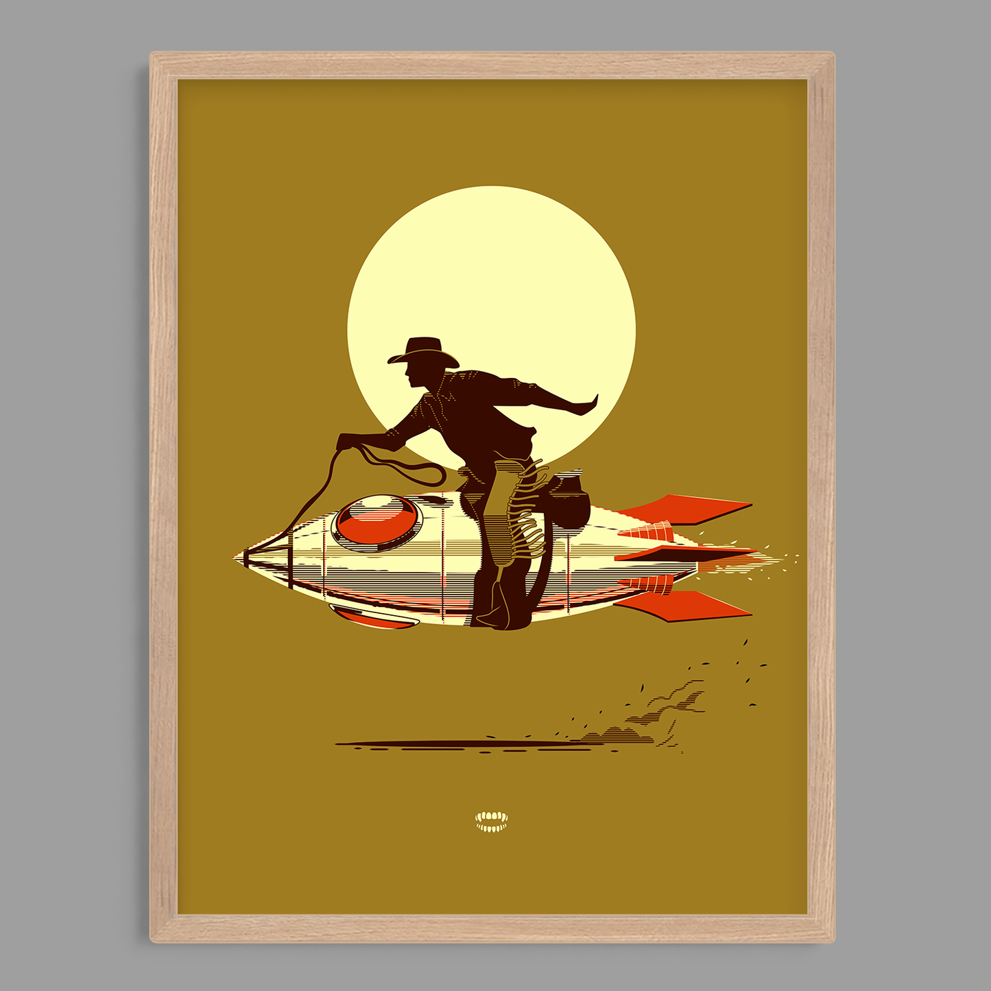 Rocket Cowboy Print