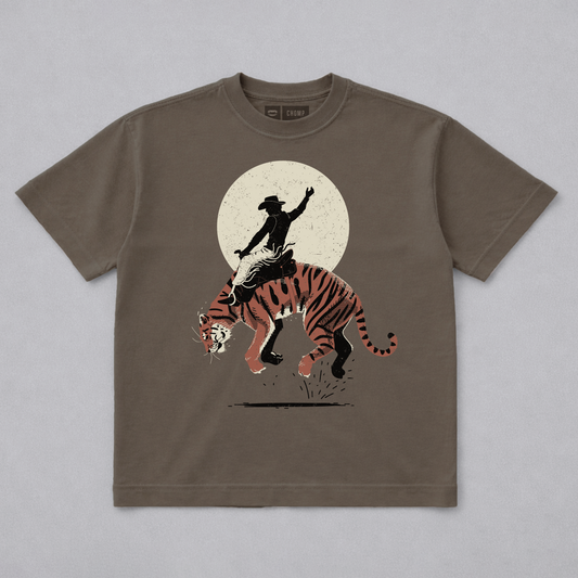 Cowboy Tiger Boxy Tee [pre-sale]