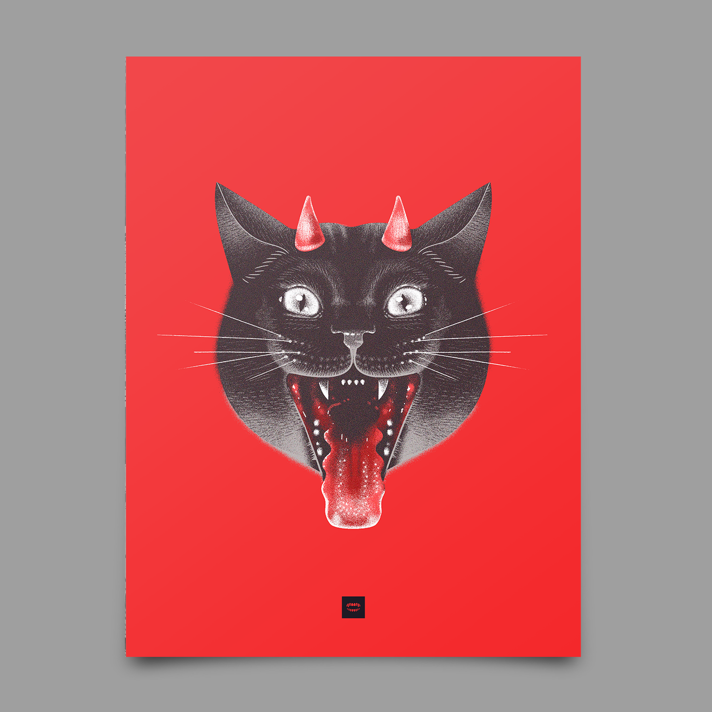 Devil Cat Print