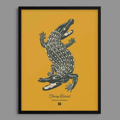 Double Header Gator Print