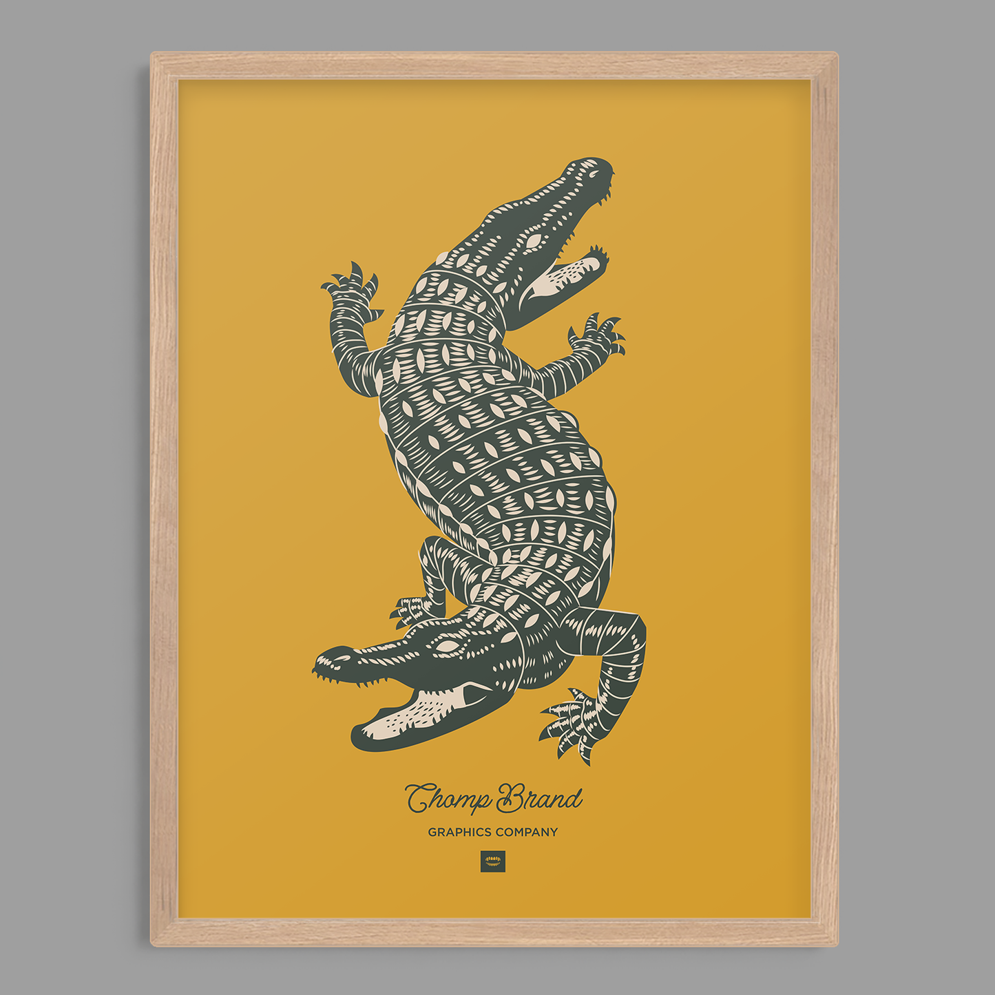 Double Header Gator Print