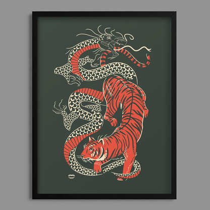 Dragon Tiger Print