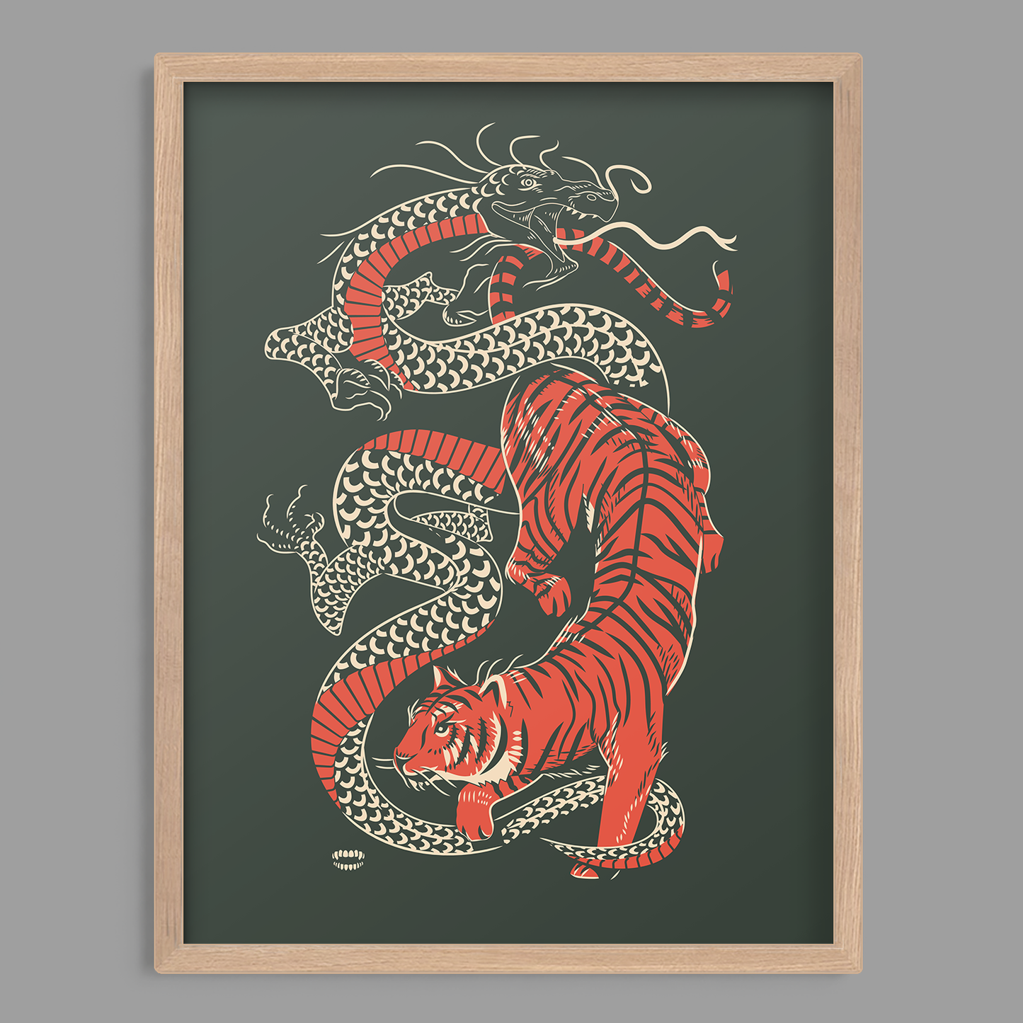 Dragon Tiger Print