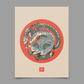Dragon Wave Print
