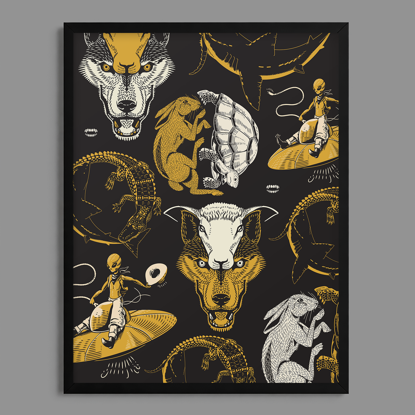 Far Out Flash Print