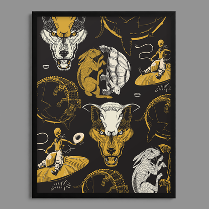 Far Out Flash Print