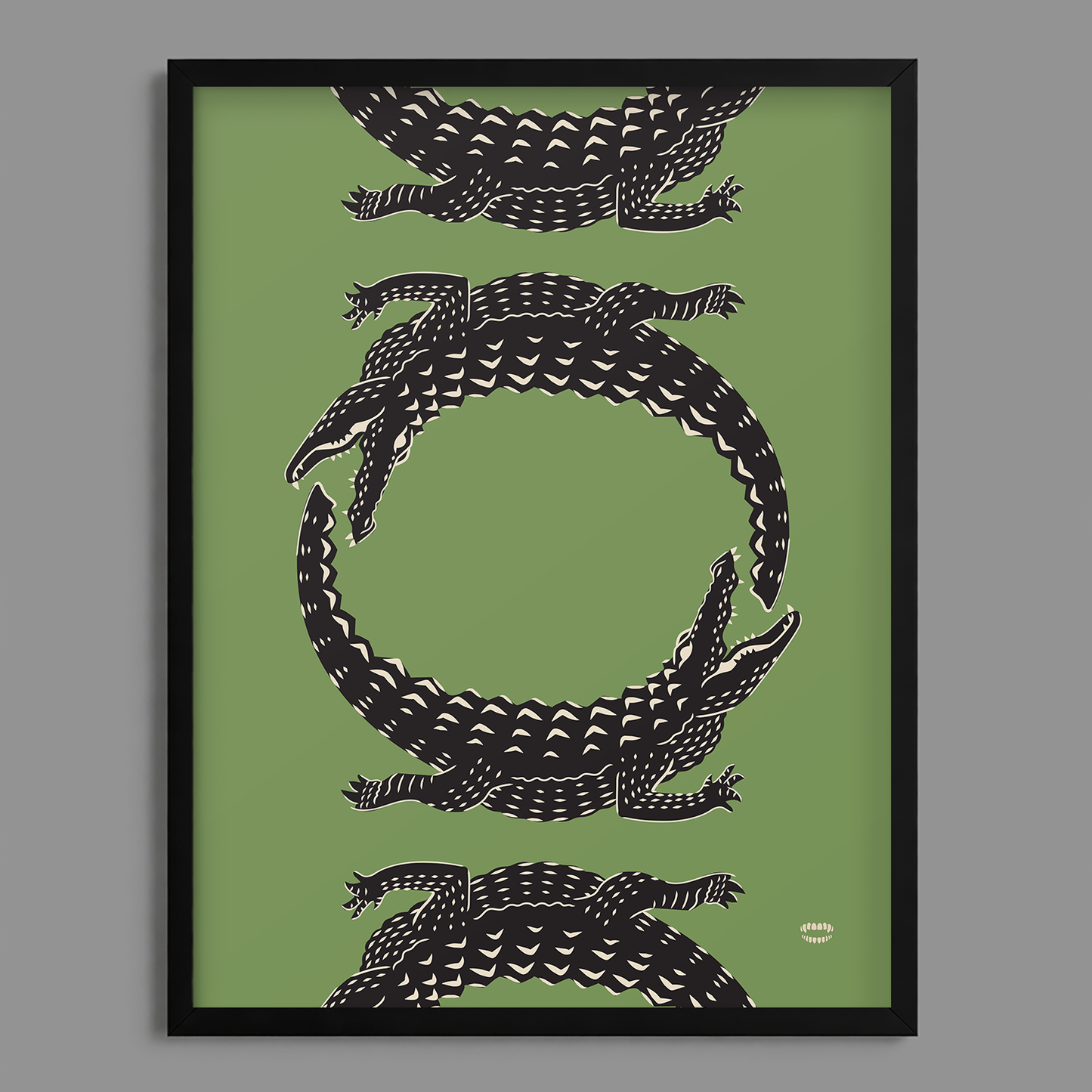 Gator Belly Print