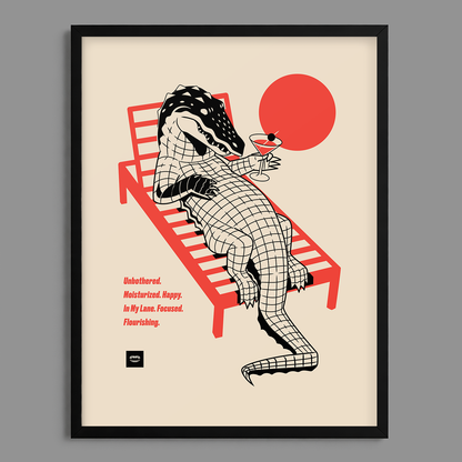 Gator Lounge Print