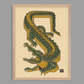 Gator Tessellation Print