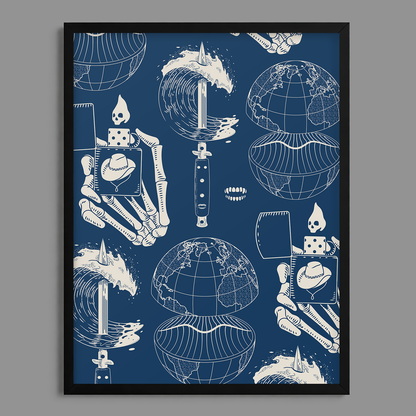 Global Surf Flash Print