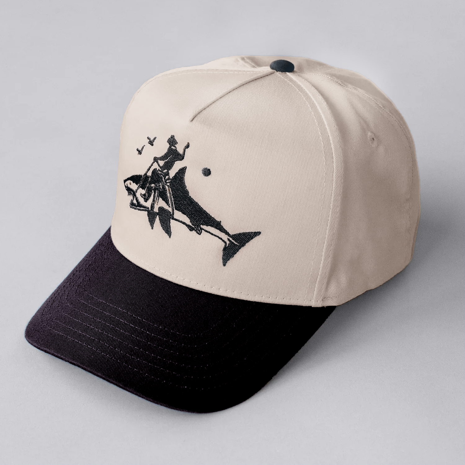 HIDE AND SEEK キャップ チャレンジャー テンダローロイン RATS Ride Sharks Hat [NATURAL] – Chomp