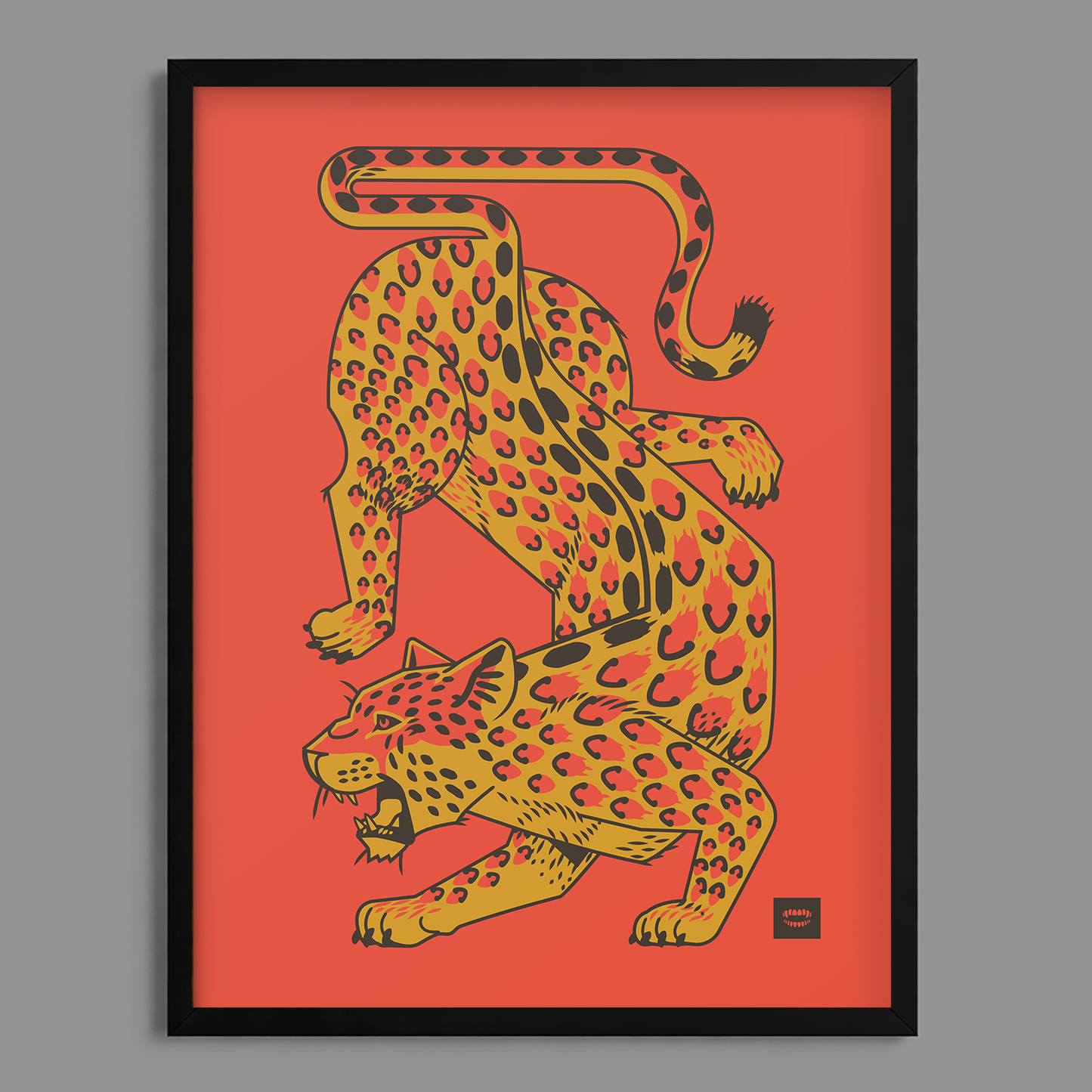 Jaguar Tessellation Print