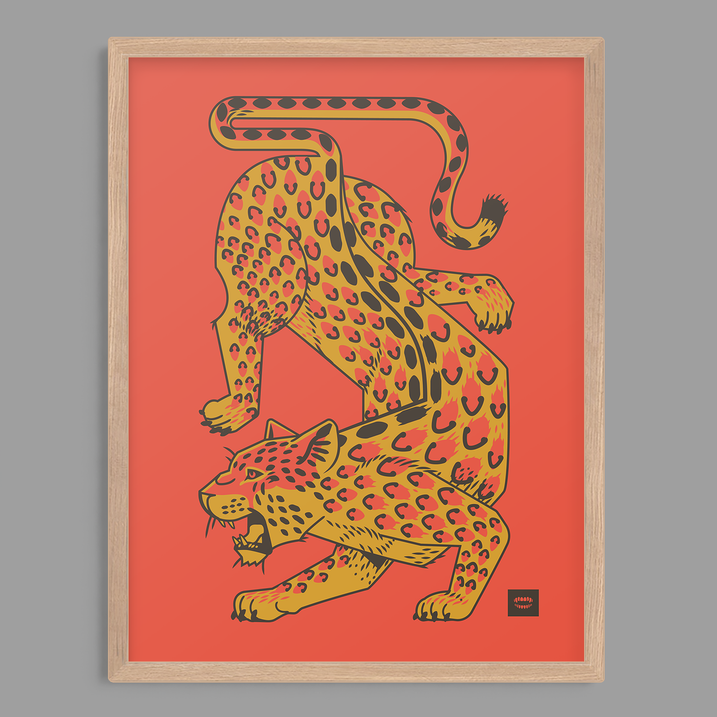 Jaguar Tessellation Print