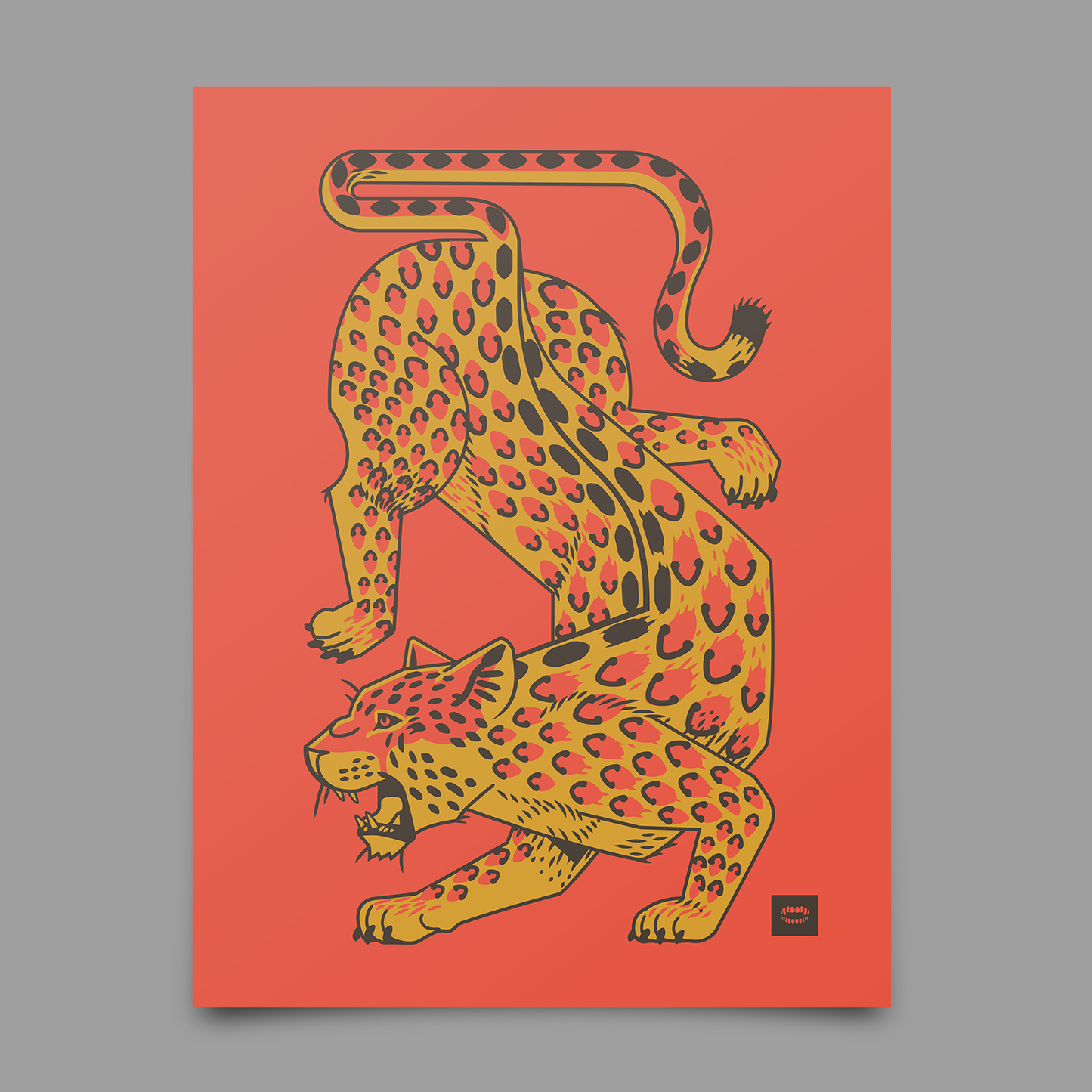 Jaguar Tessellation Print
