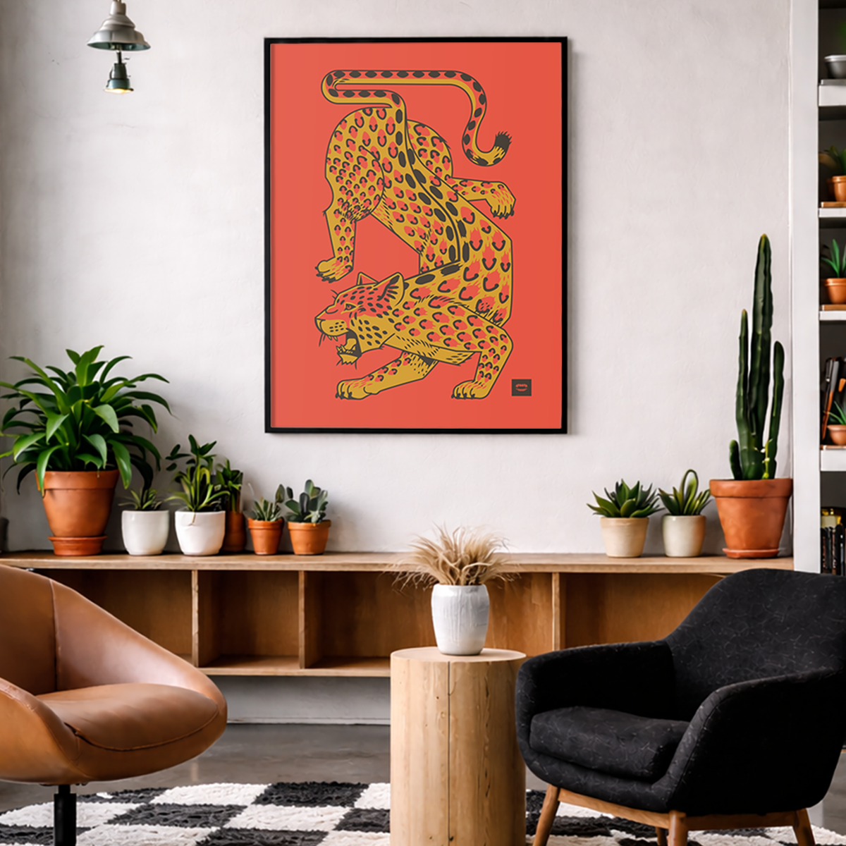 Jaguar Tessellation Print