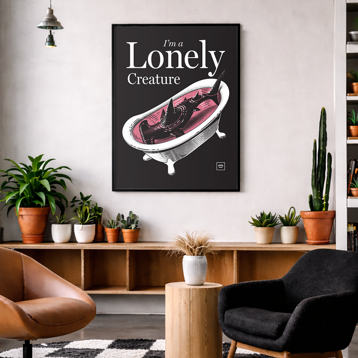 Lonely Hammerhead Print