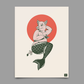 Mermaid Pig Print