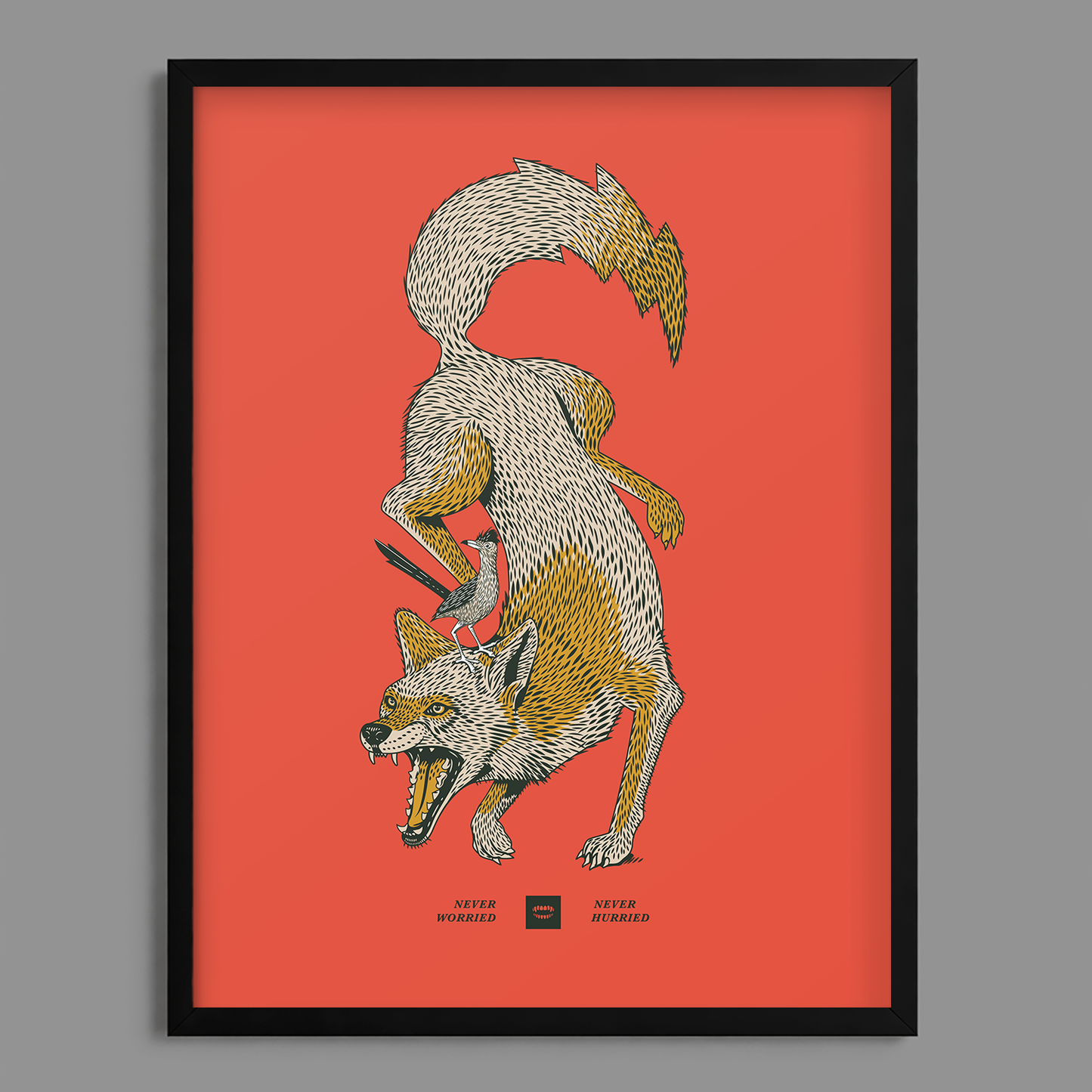Coyote Roadrunner Print
