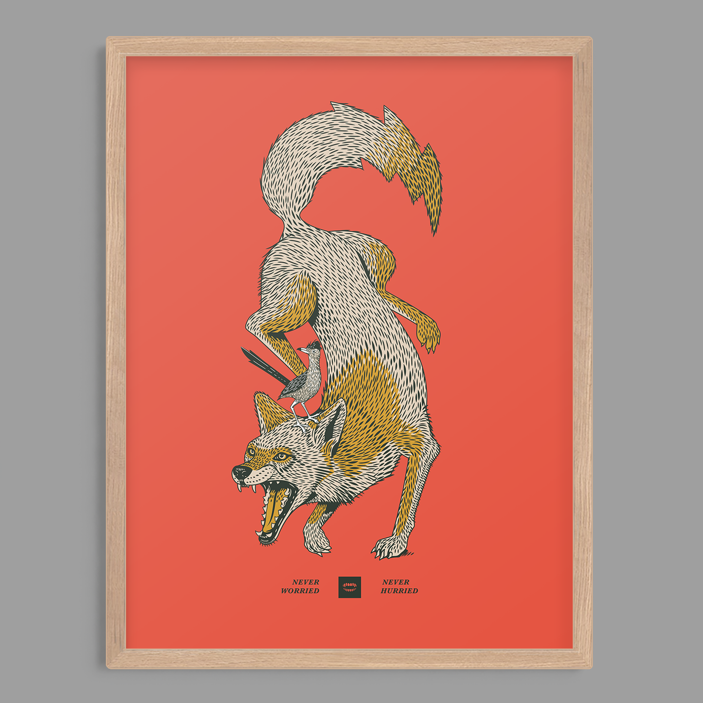 Coyote Roadrunner Print