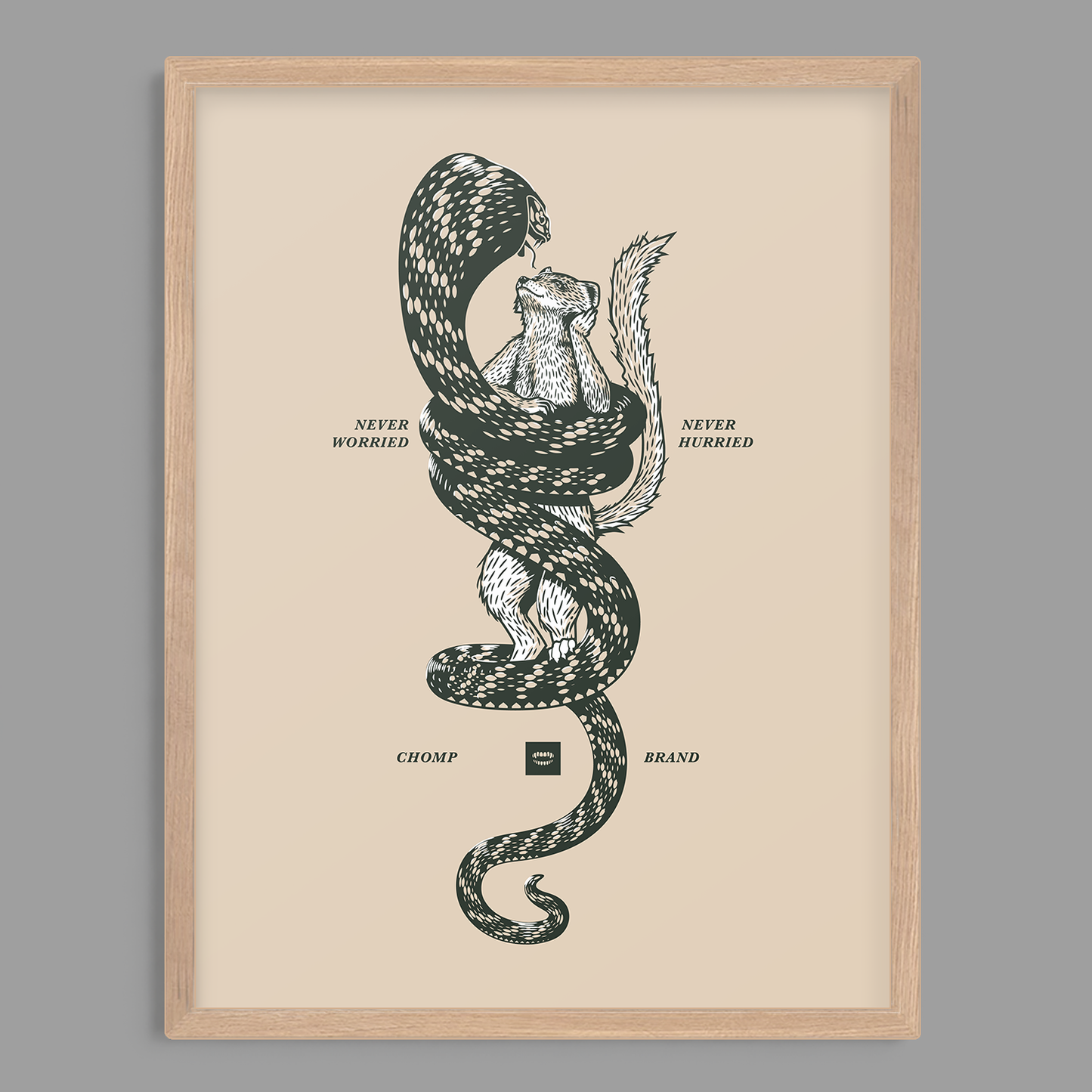 Mongoose Snake Print