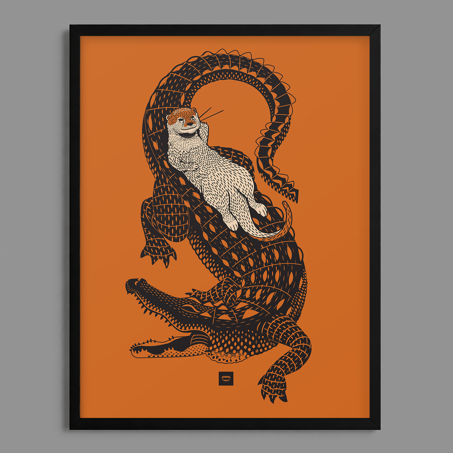 Otter Gator Print